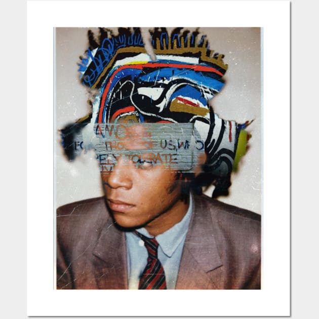 Basquiat Portrait Wall Art by Allissweell